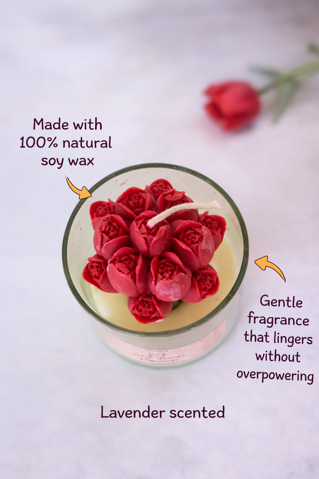 Tulip Kiss Scented Candle